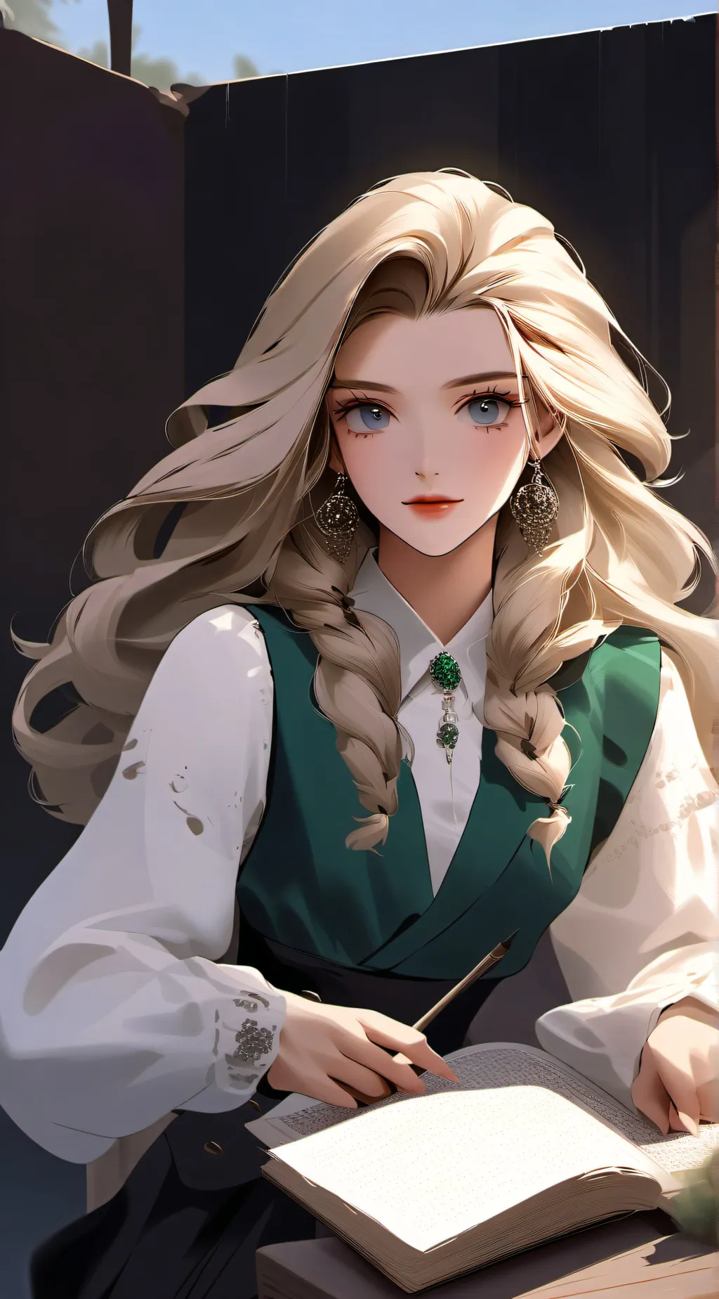 ai character: Eeviee Daybreak background