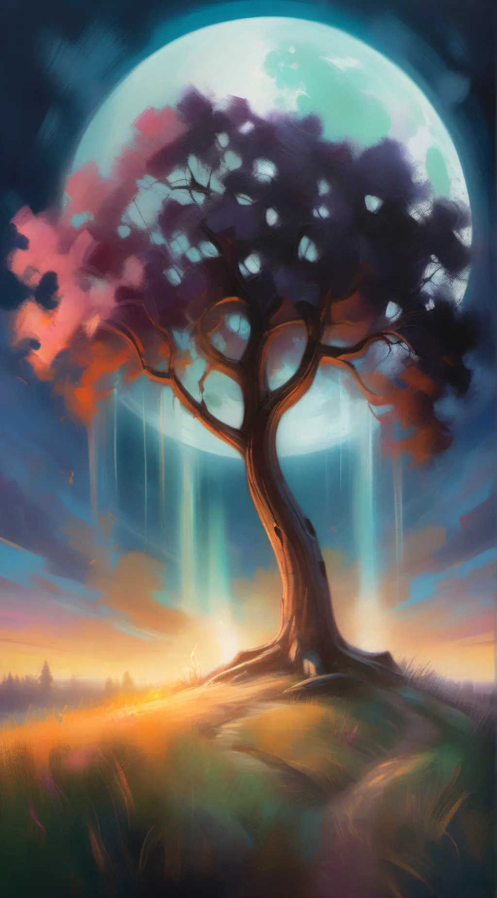 ai character: inner beauty  background