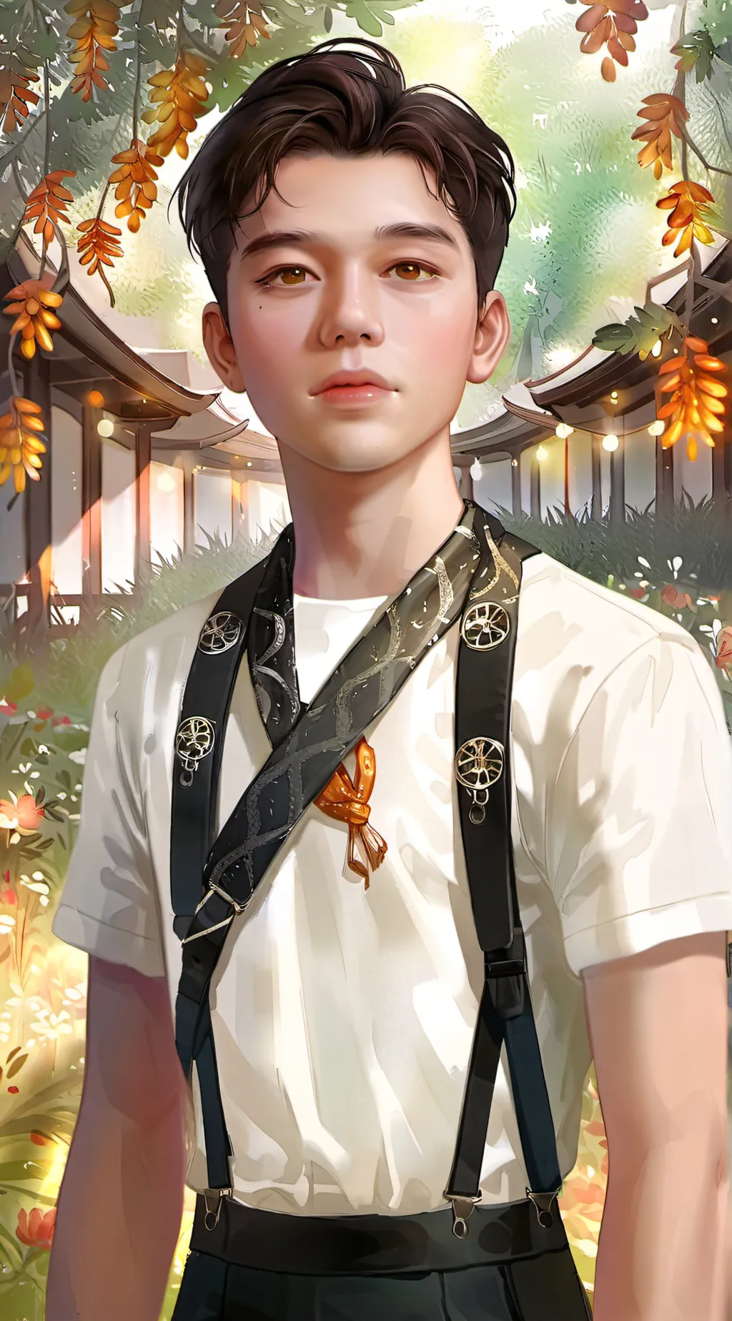 ai character: Roasting background