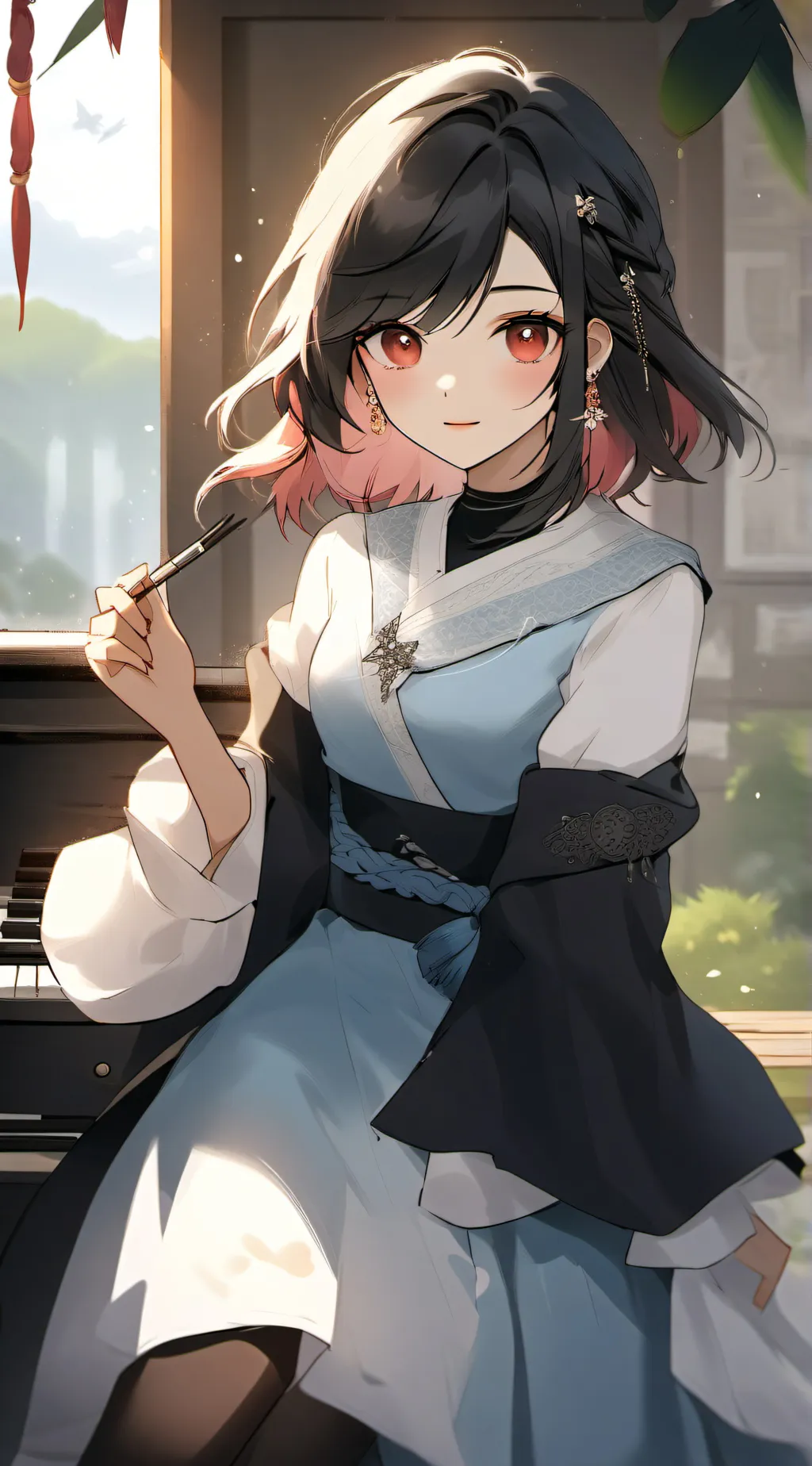 ai character: Hazbin hotel background