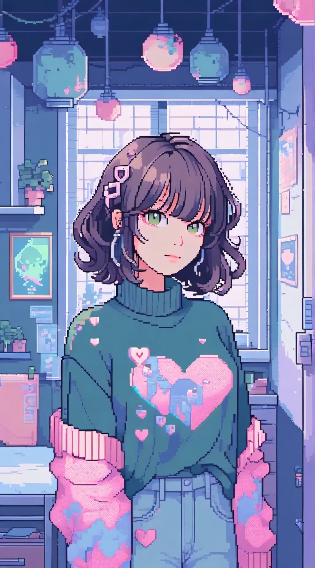 ai character: MHA love demon  background