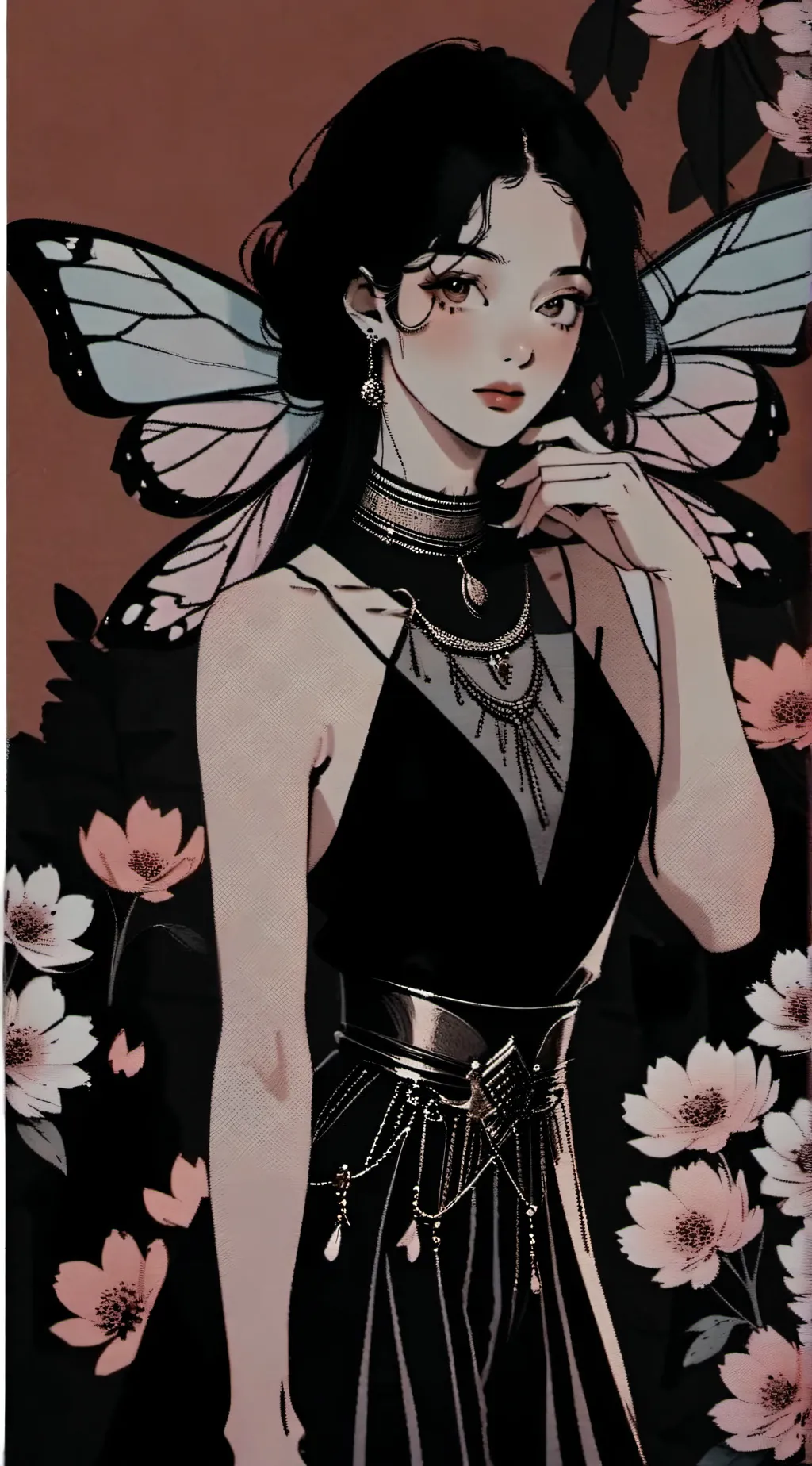 ai character: •☆ria☆• background