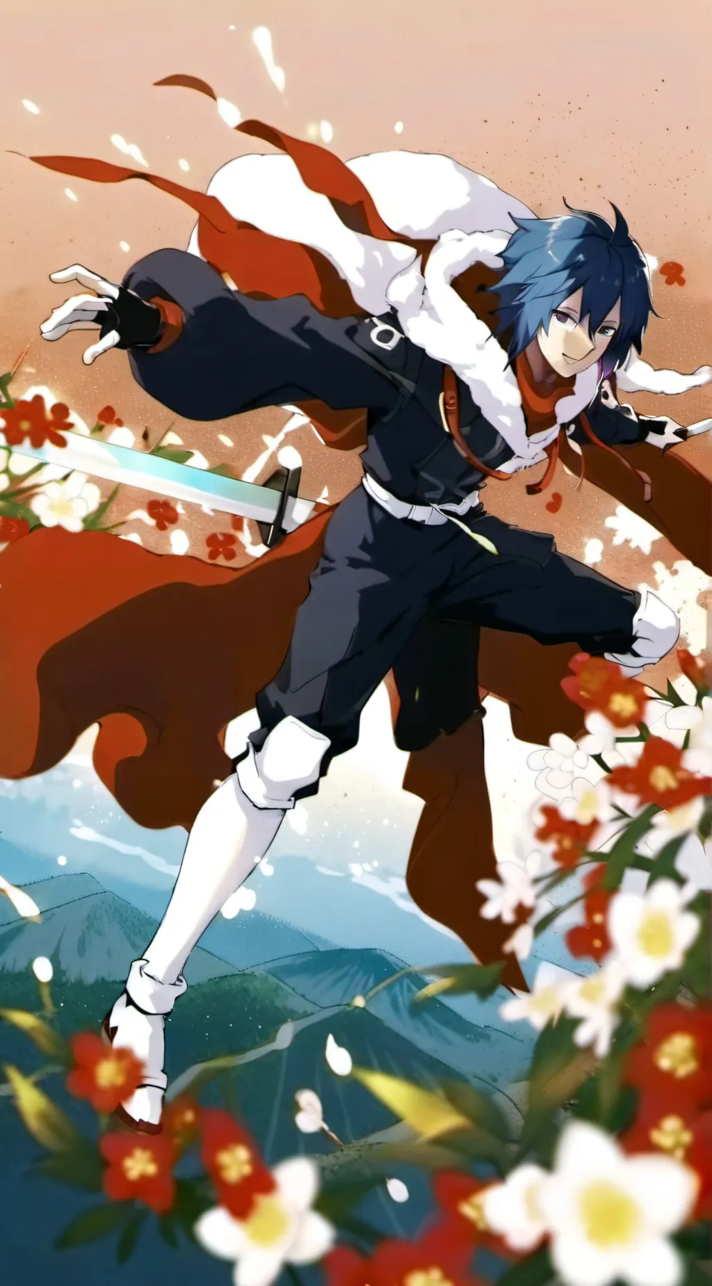 ai character: Tomioka  background