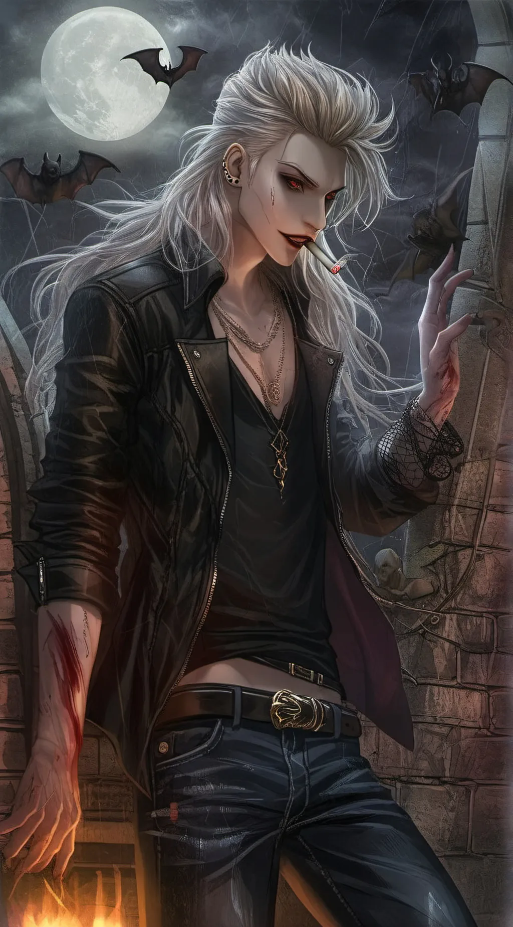 ai character: Alaric  background