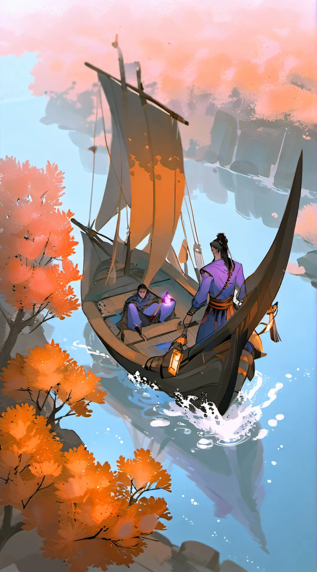 ai character: Wings of sorcery background