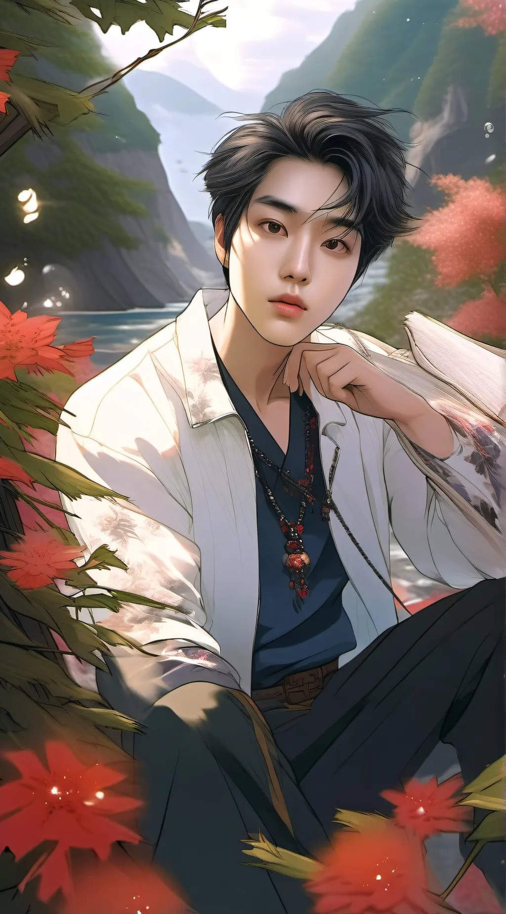 ai character: Han Jisung background
