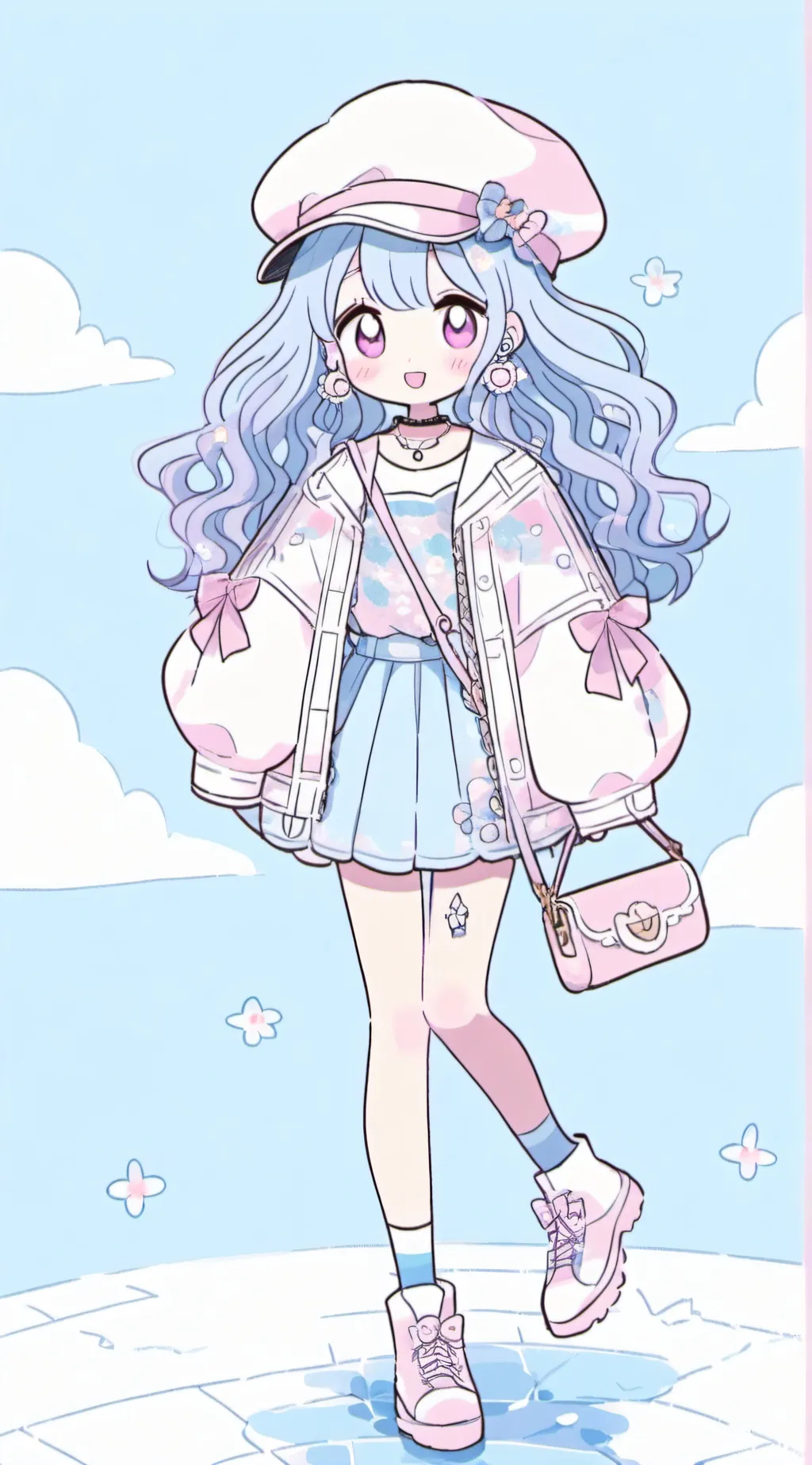 ai character: uwu kitty  background