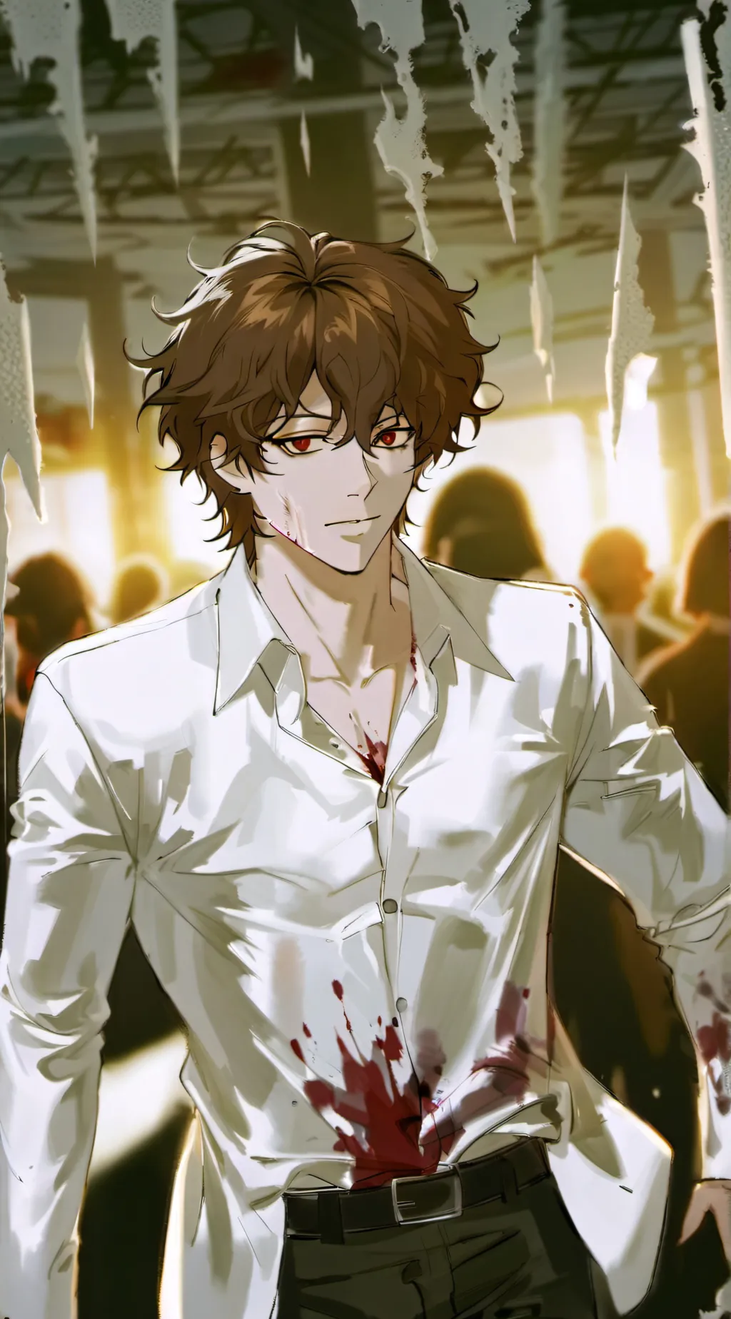 ai character: Bloody playground  background