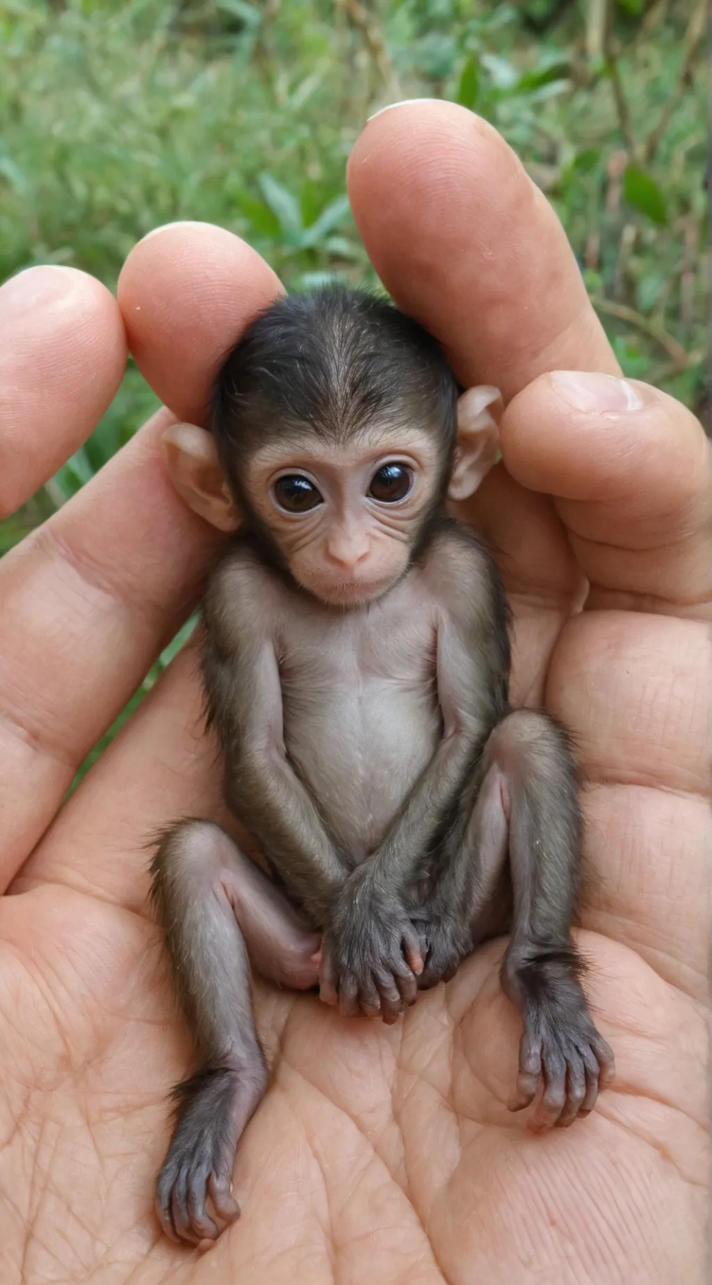 ai character: tiny  background