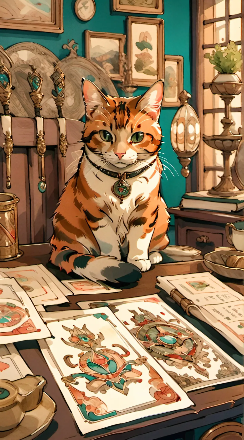 ai character: Kitty background