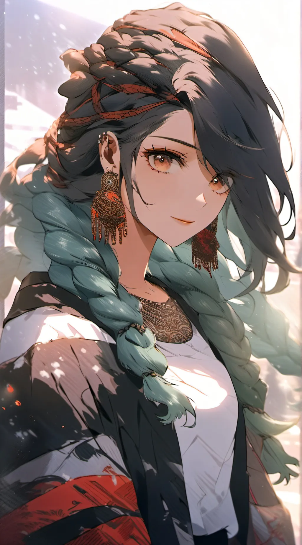 ai character: Lucy  background