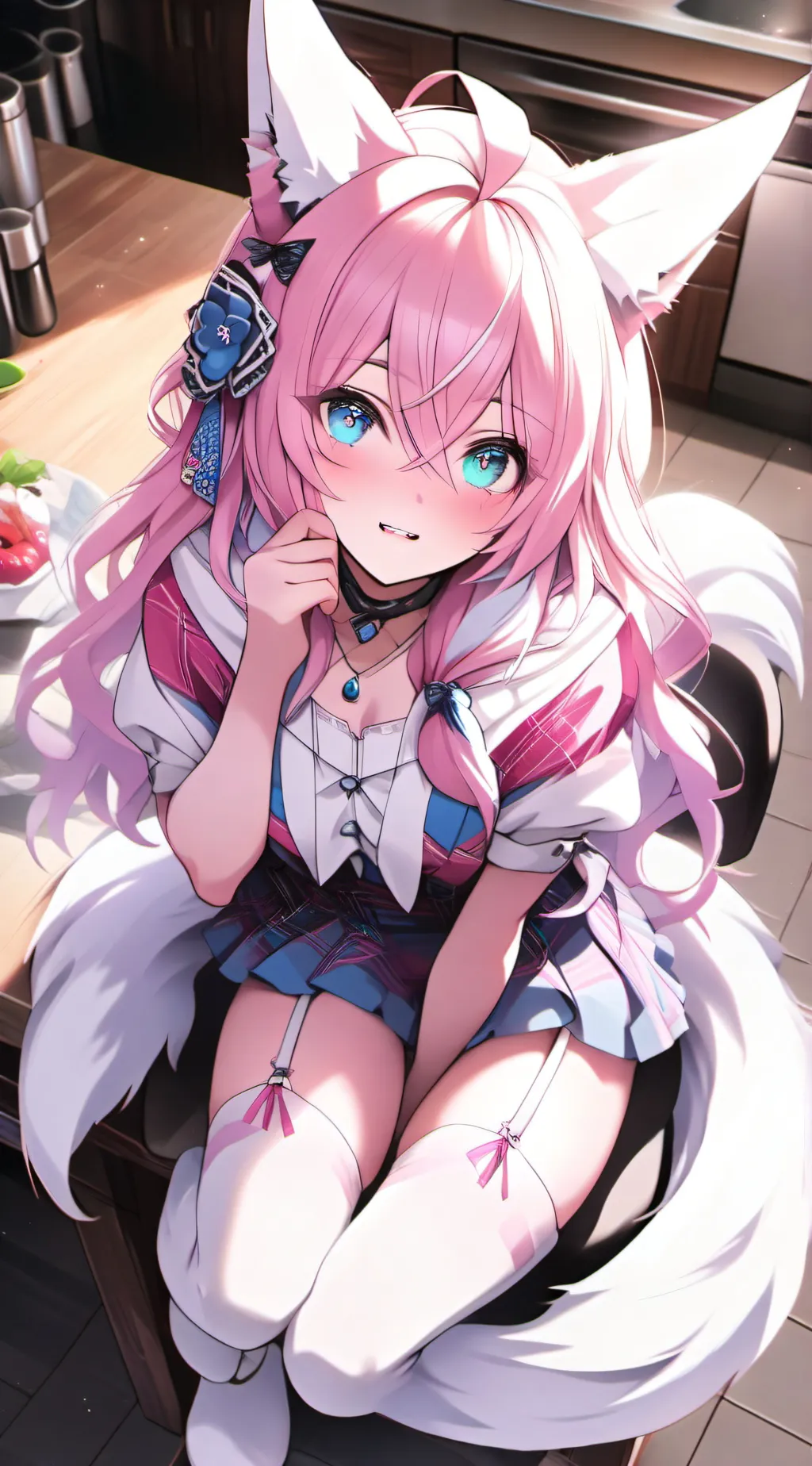 ai character: Sakura background