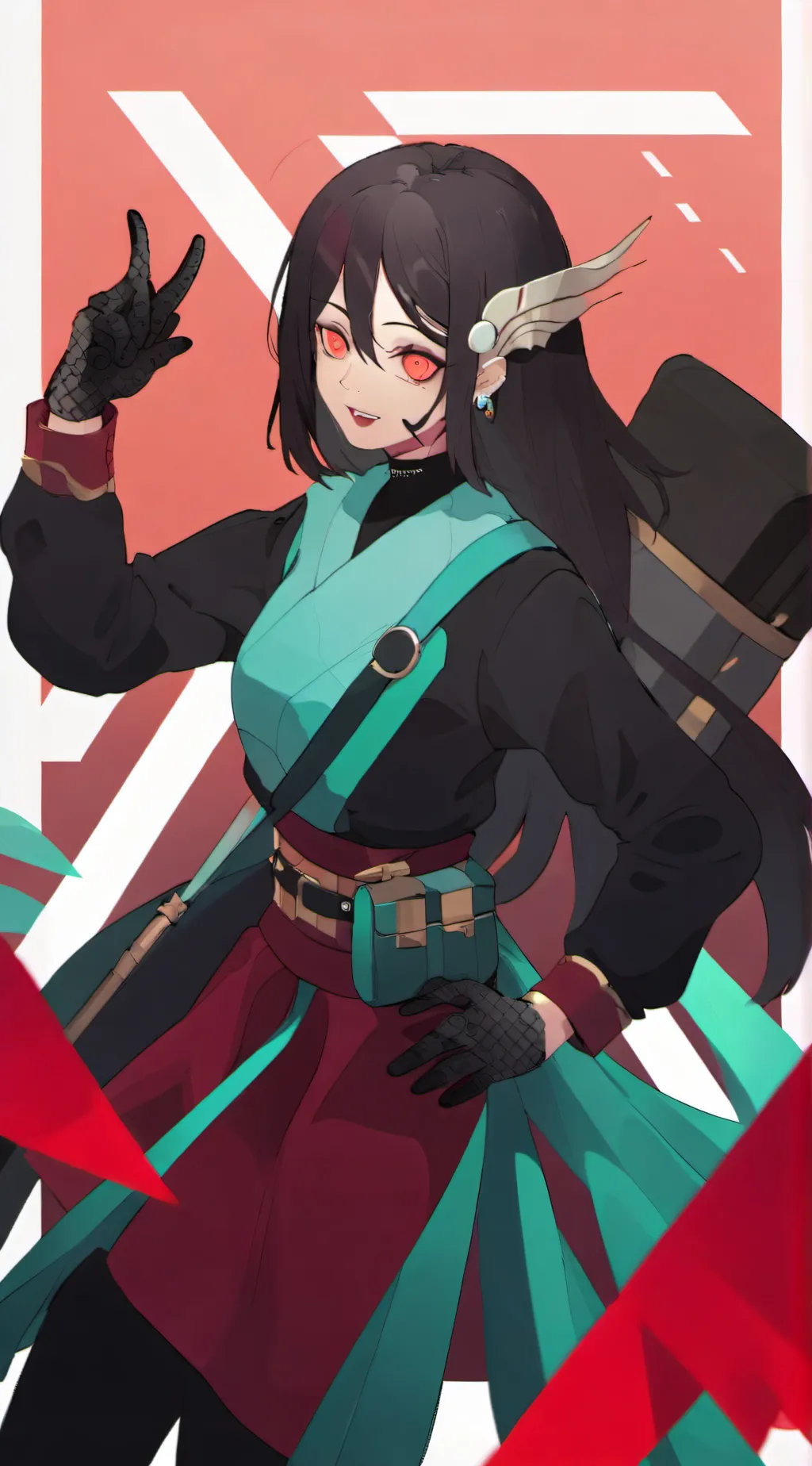 ai character: Demonic background