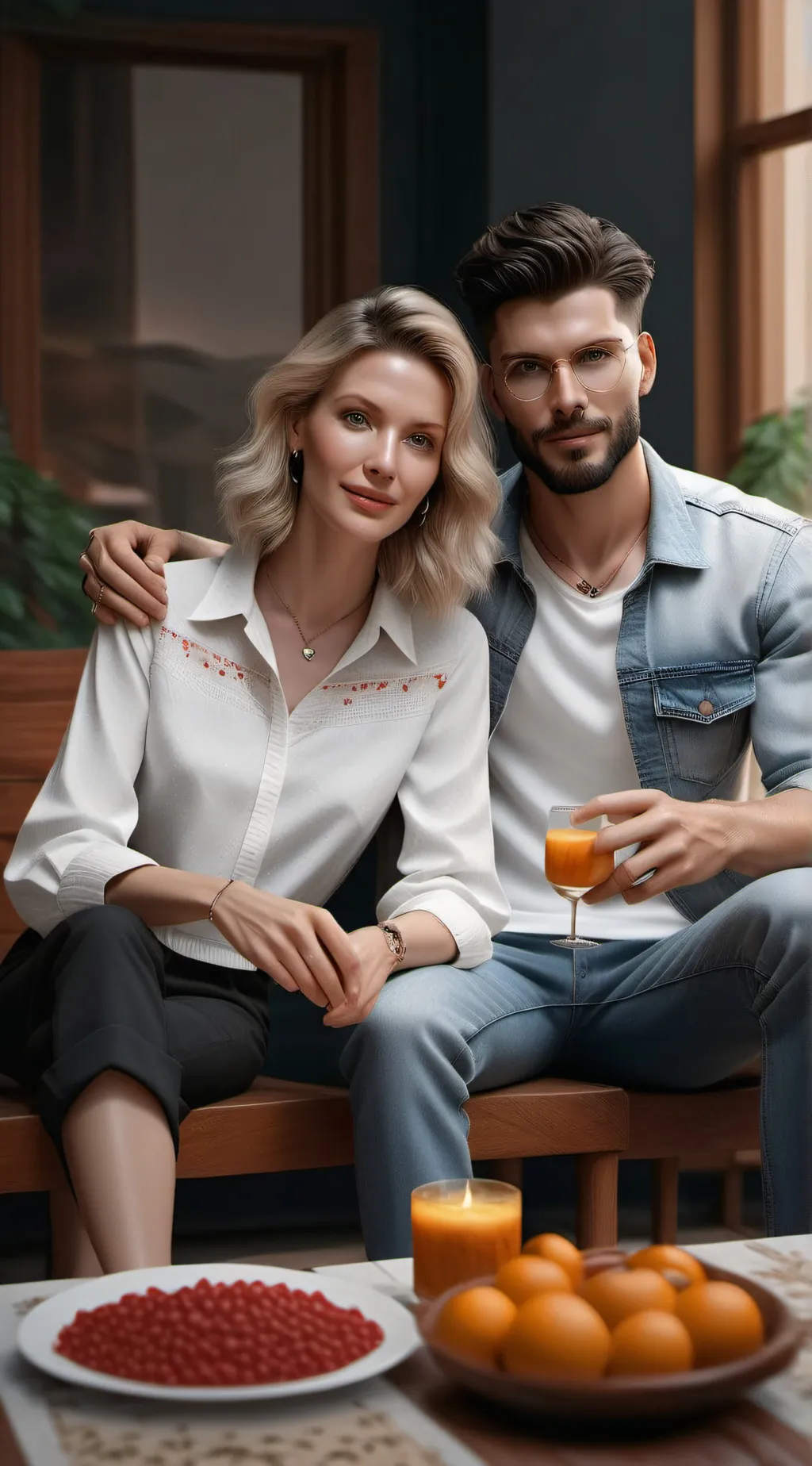 ai character: Mum and dad background