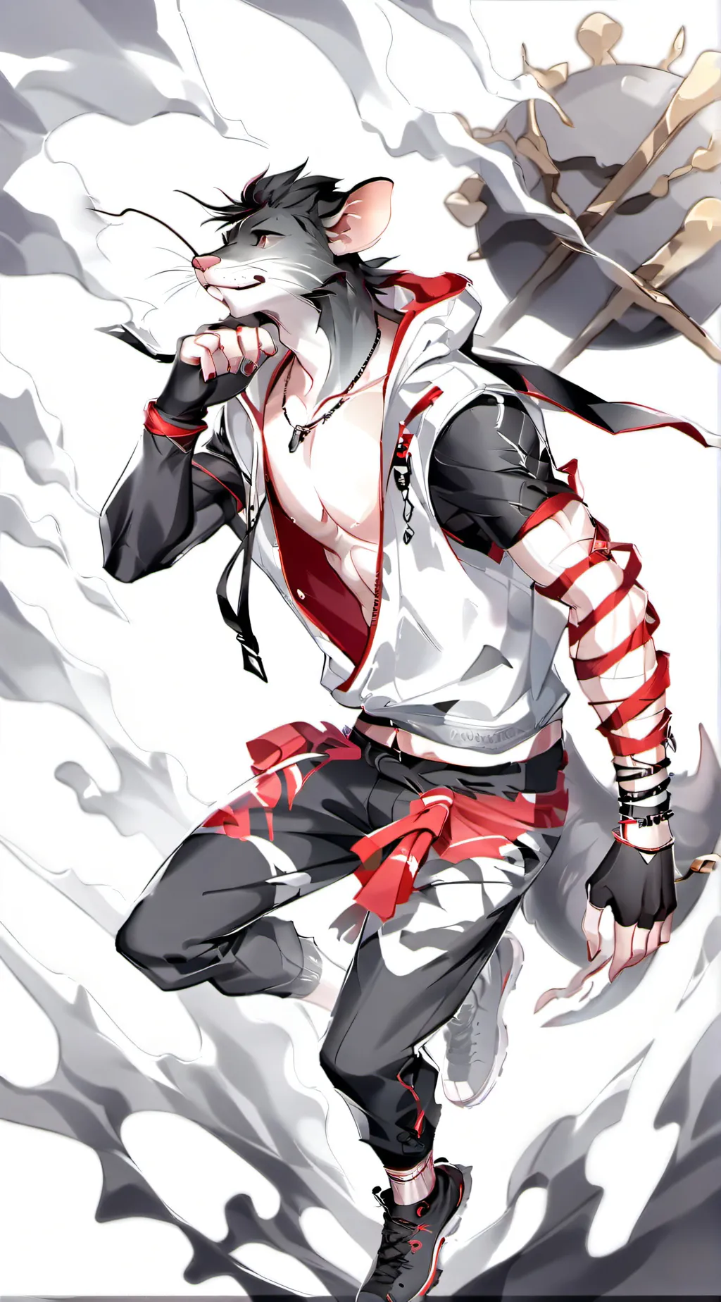 ai character: Rato Stinkinai background