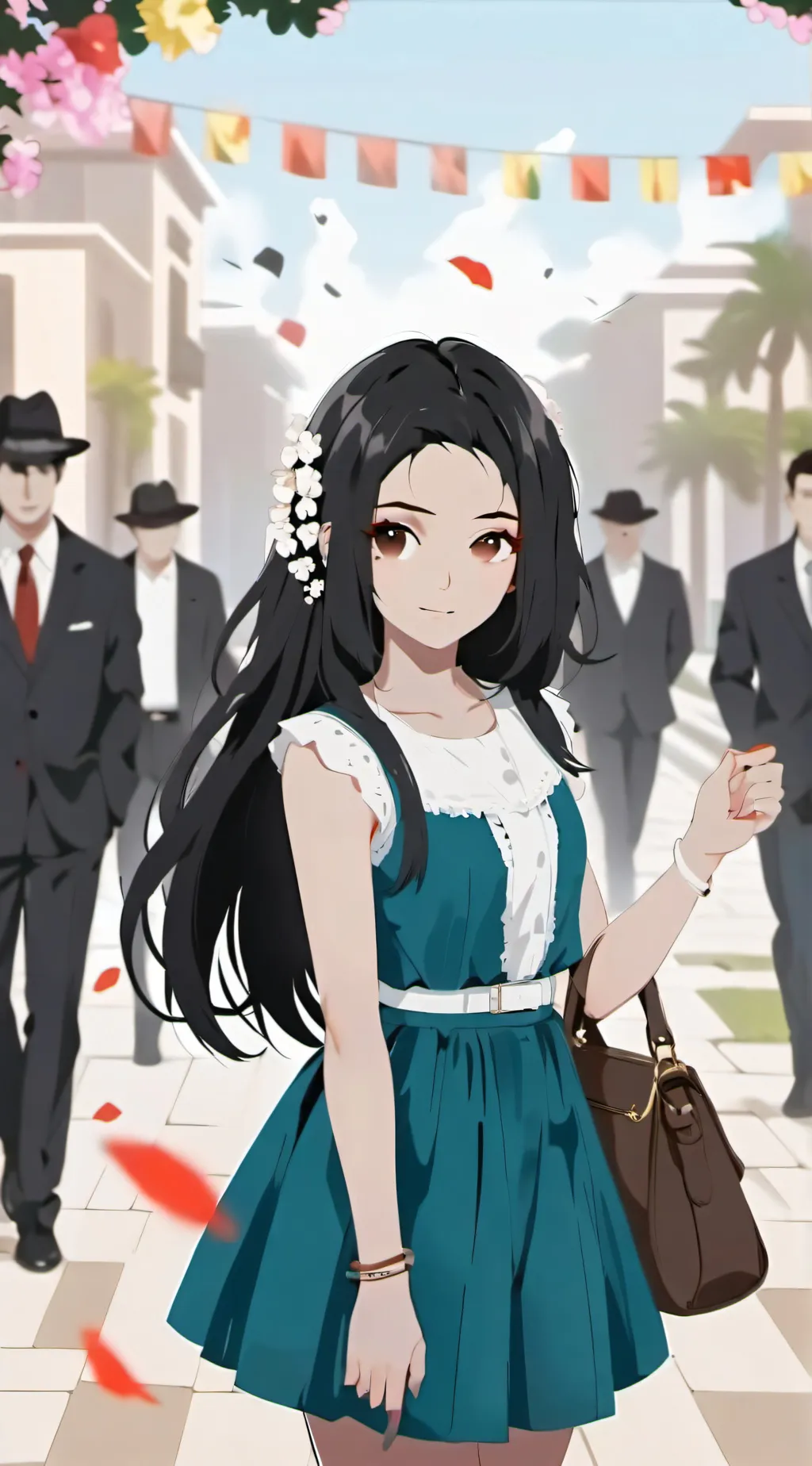 ai character: Mia Afrenzo  background