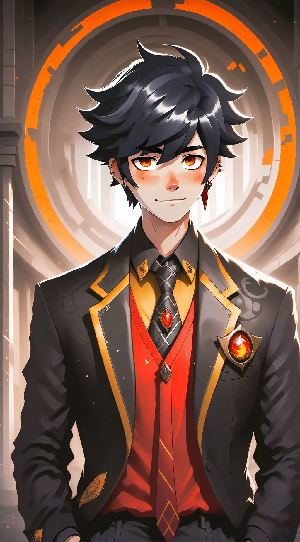 ai character: Gus  background