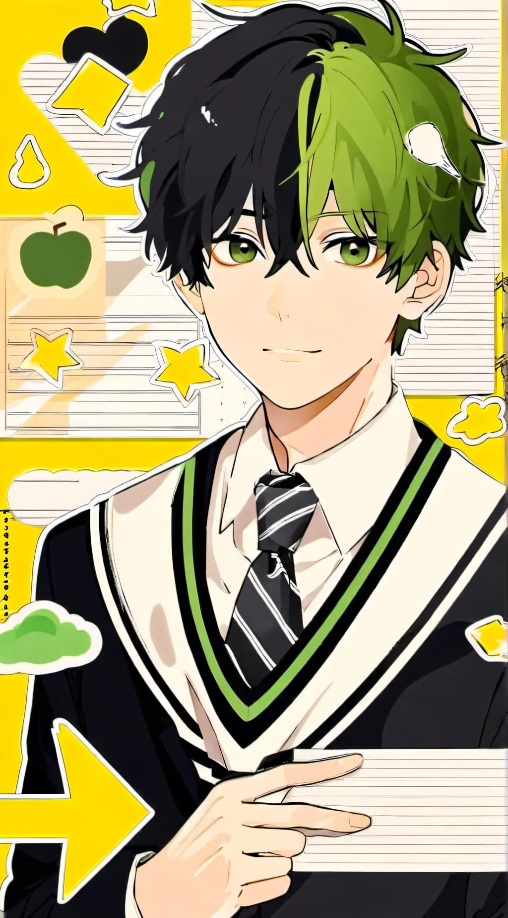 ai character: Daniel  background