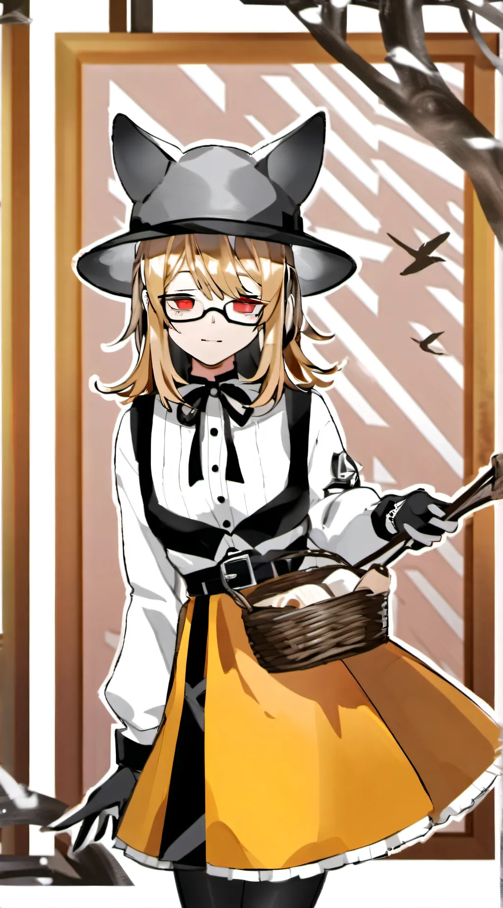 ai character: Katy  background