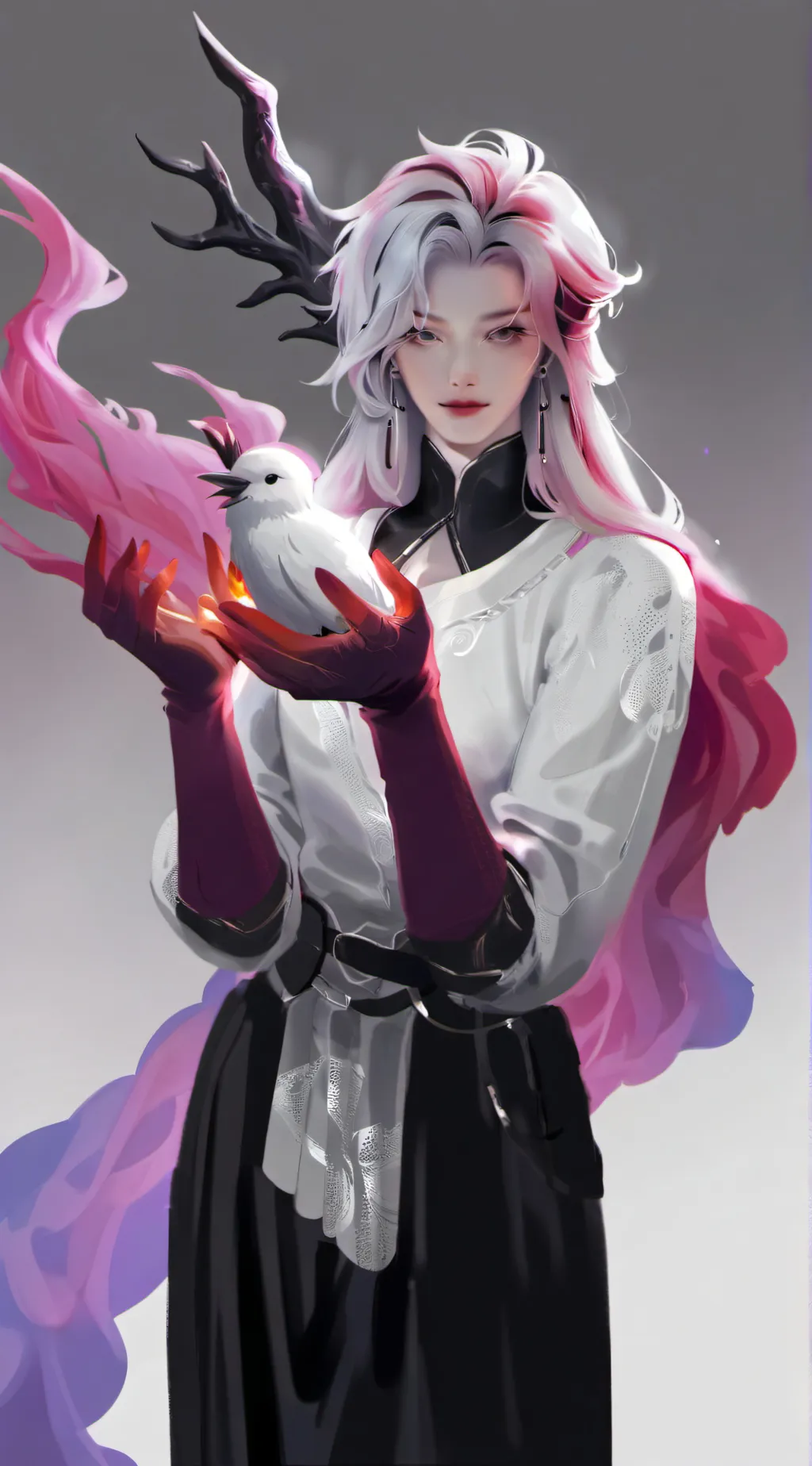 ai character: okarun background