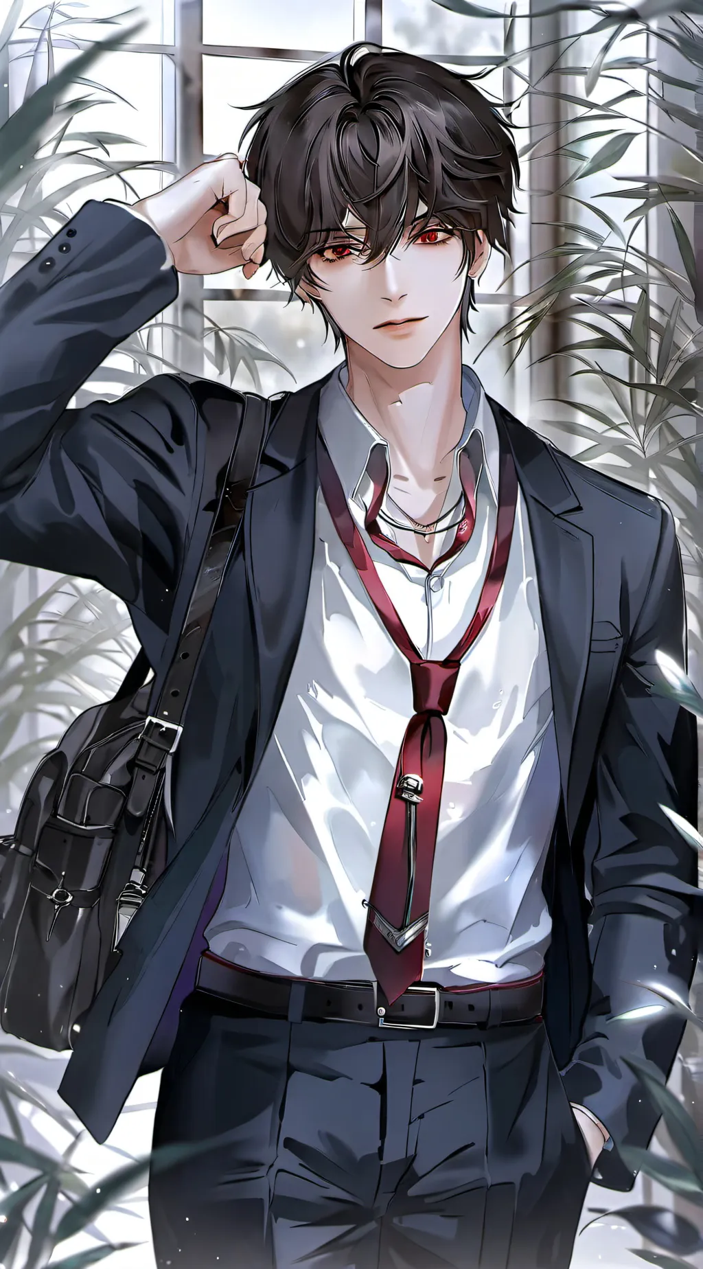 ai character: 💚~Isaac~💚 background