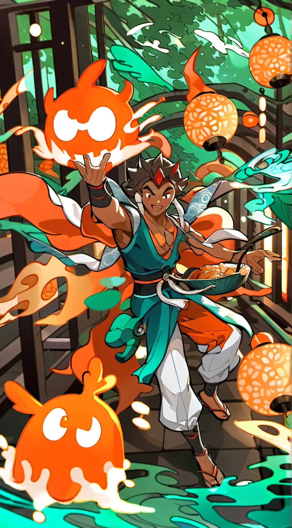 ai character: Yokai Fighters background
