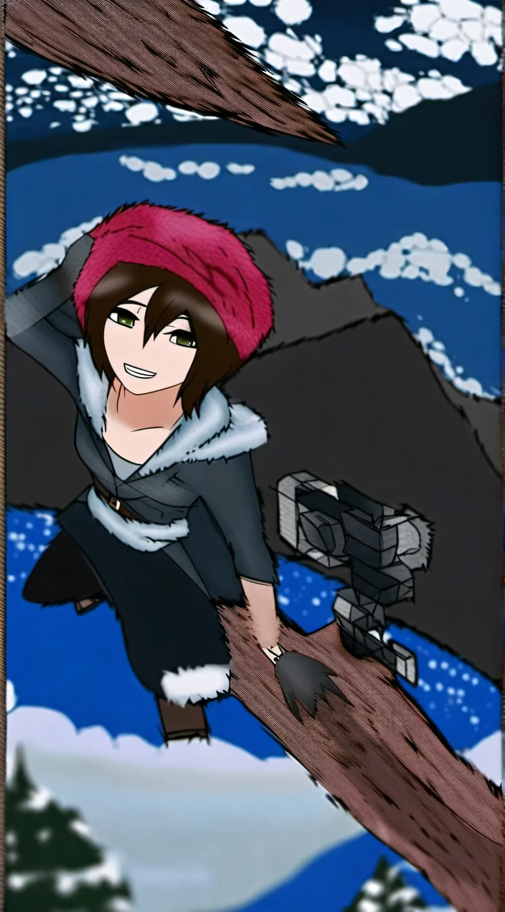 ai character: DREAM SMP background