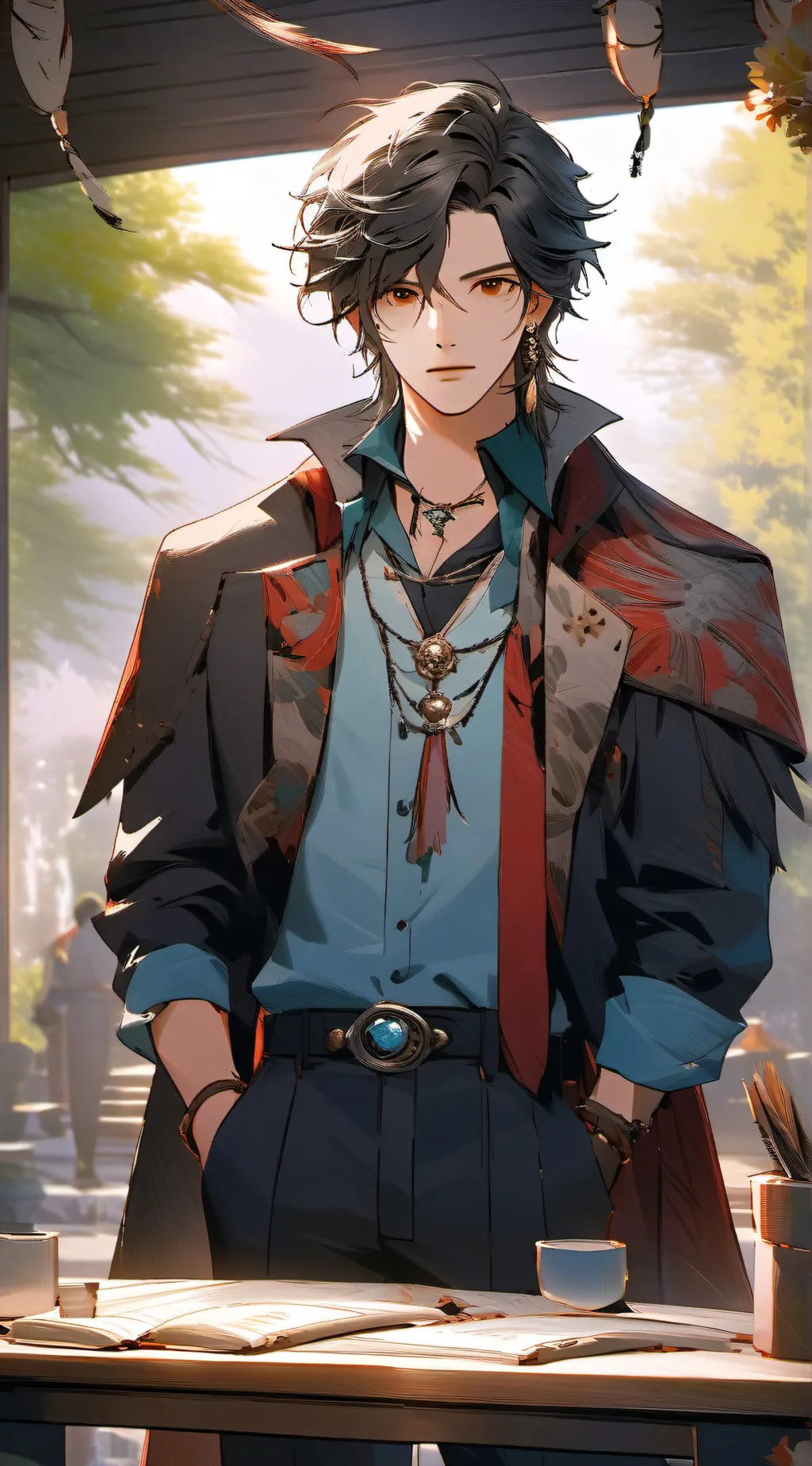 ai character: alex background