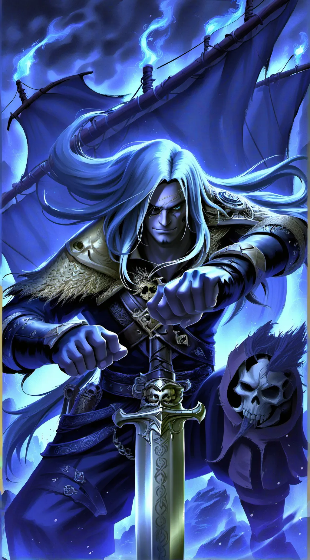 ai character: Pirate Captain background