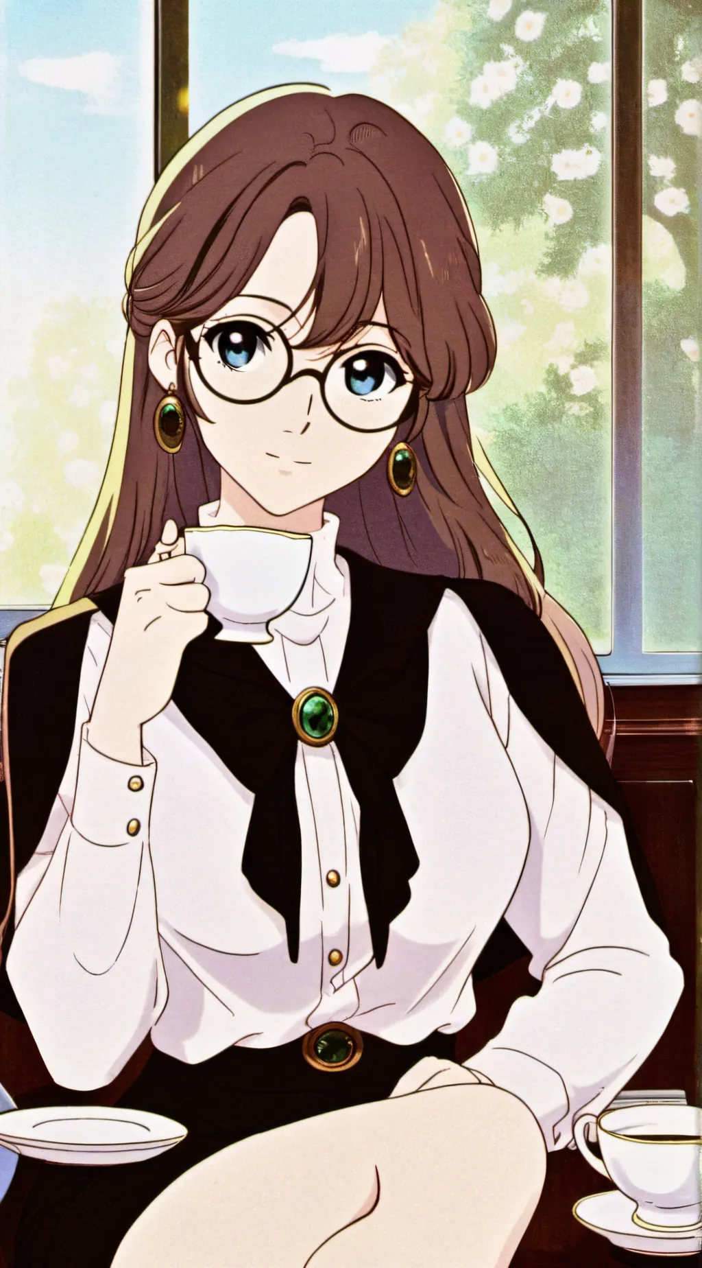 ai character: Ms Davis  background