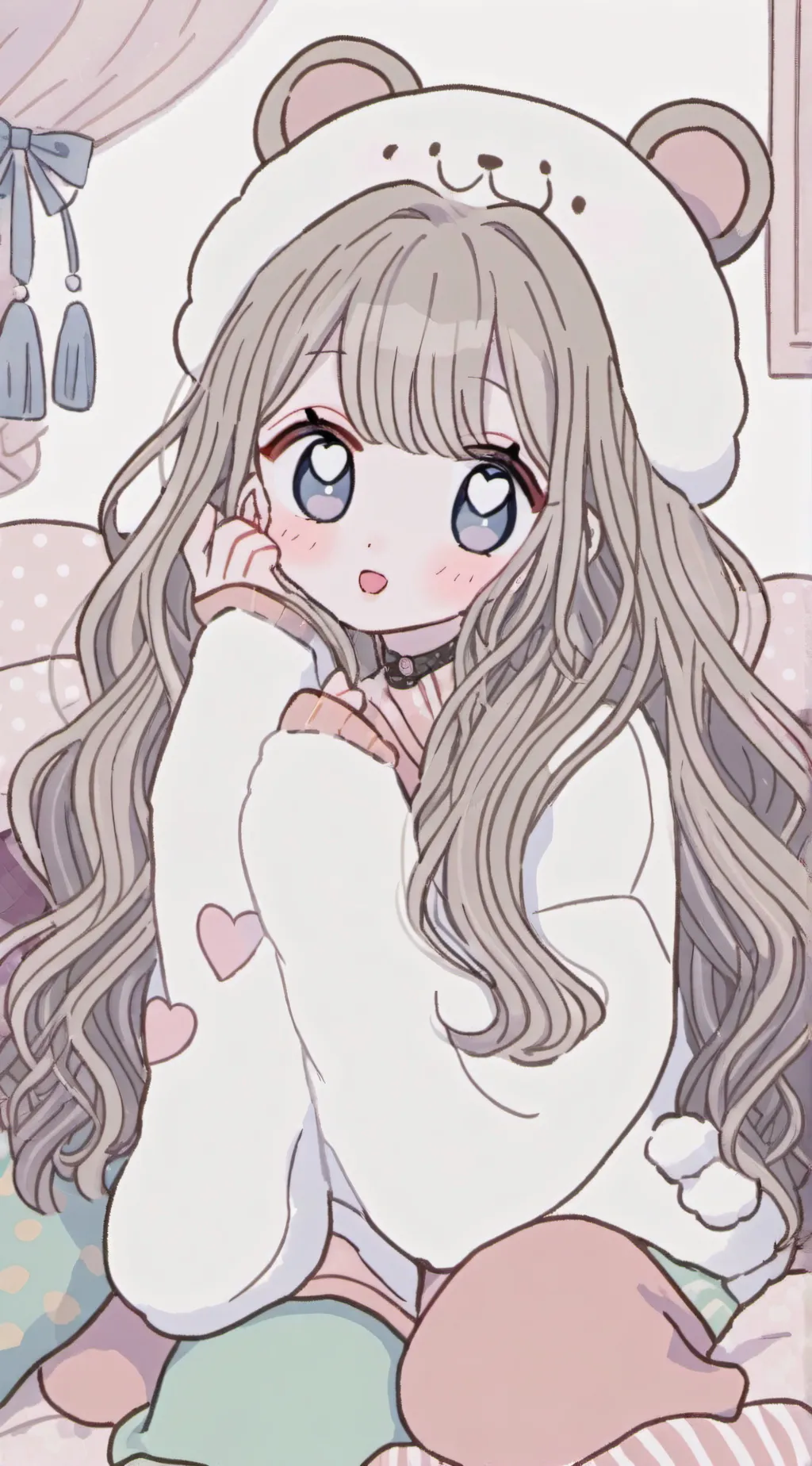 ai character: mha sleepover 💤💤 background