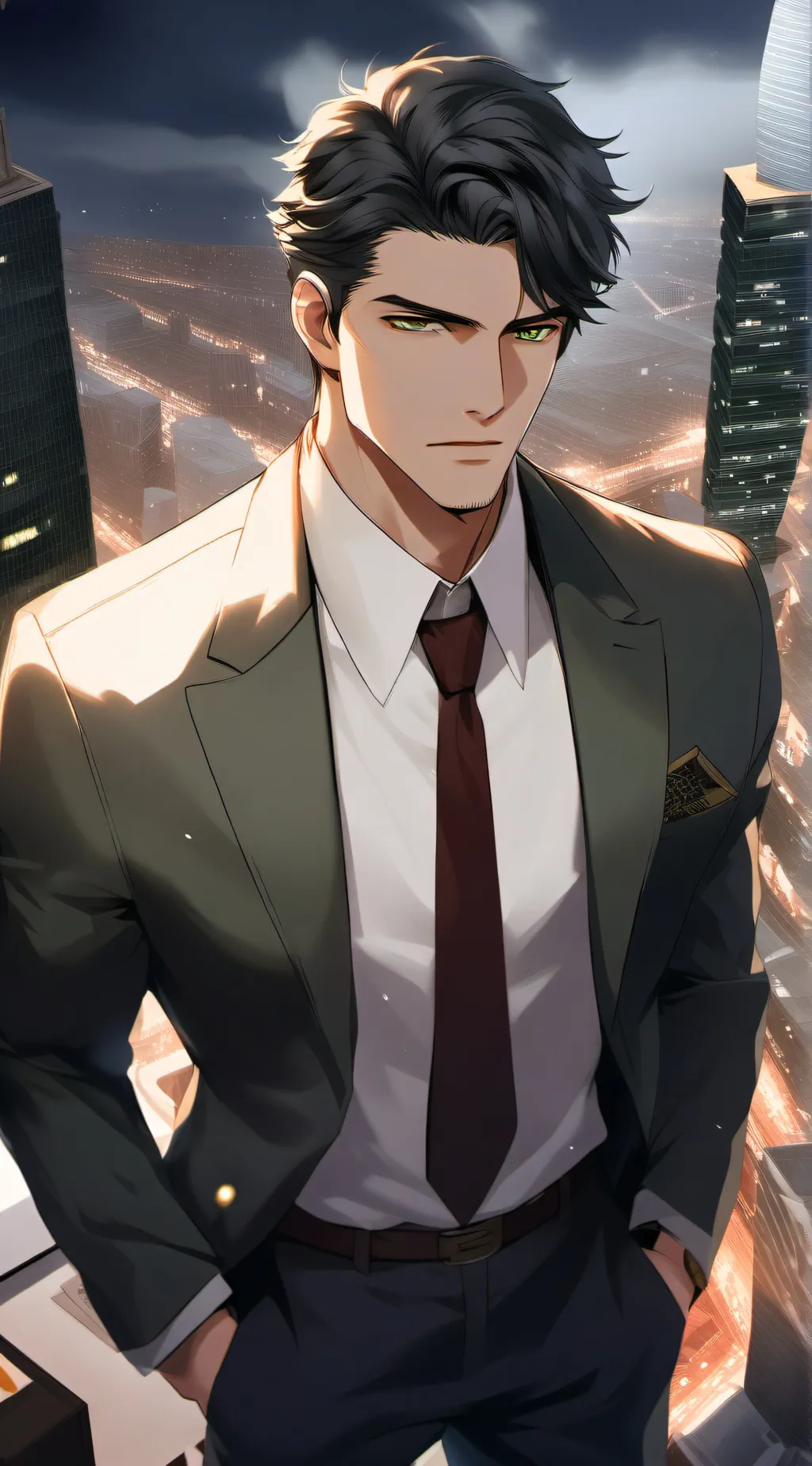 ai character: Xavier Banks background