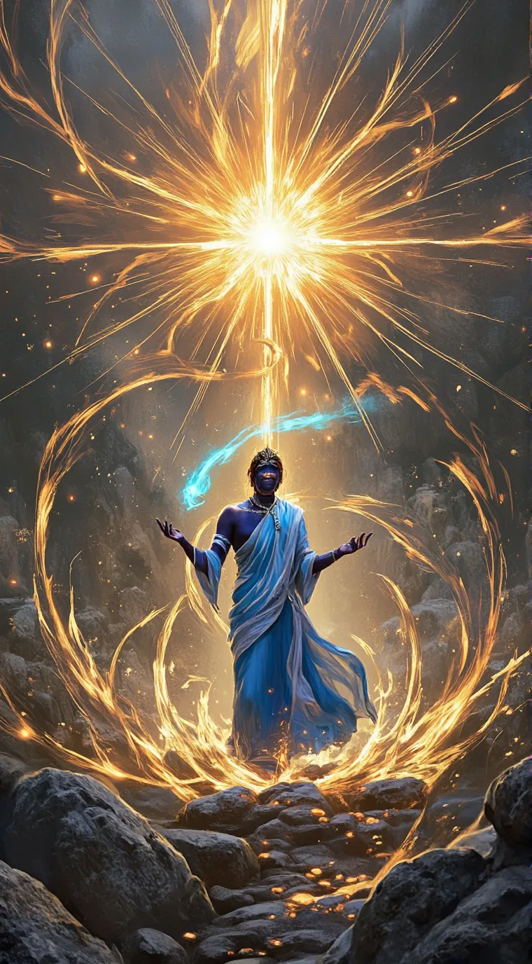 ai character: GODGODZAES background