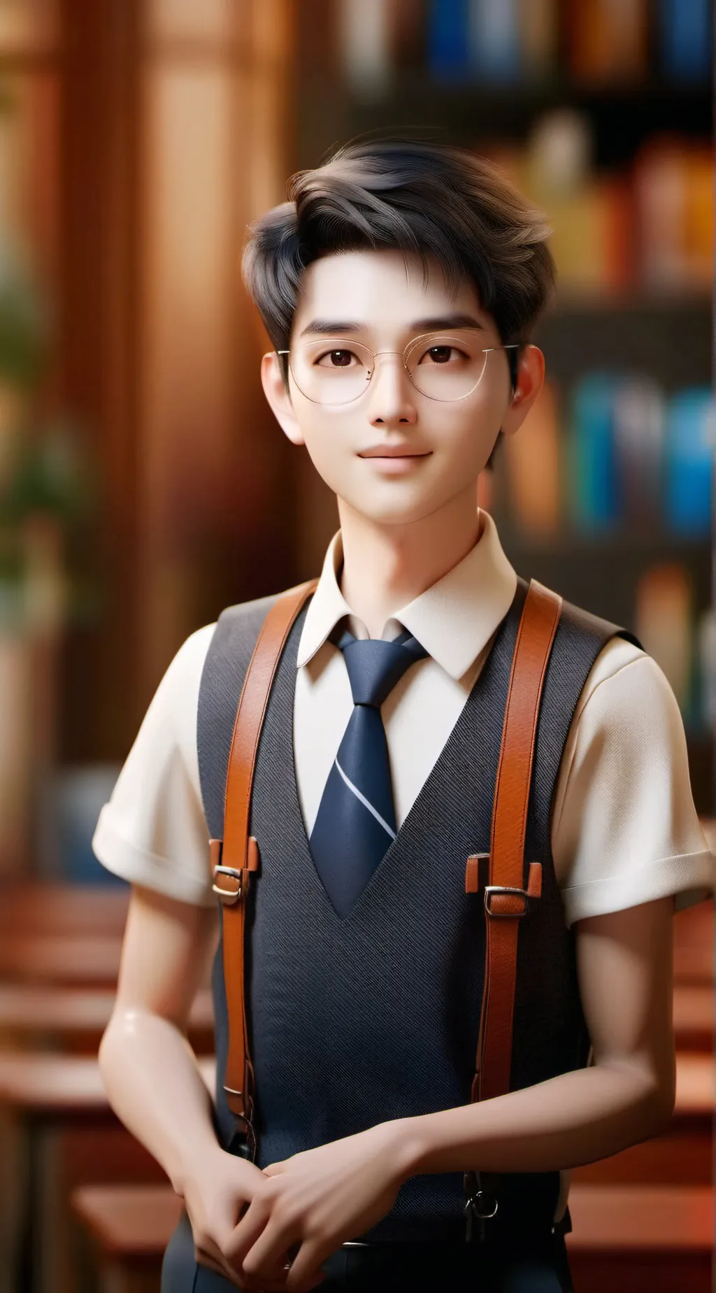 ai character: Mister Demi snaps background