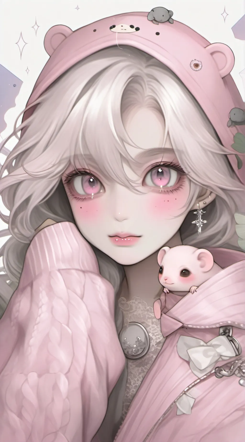 ai character: Luna background