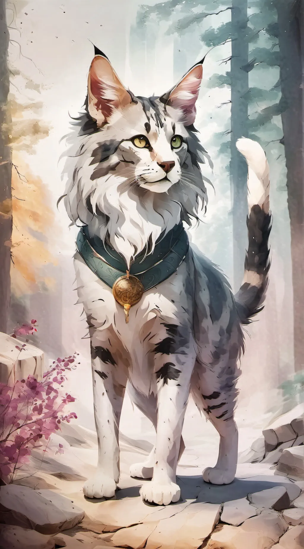 ai character: Misty background