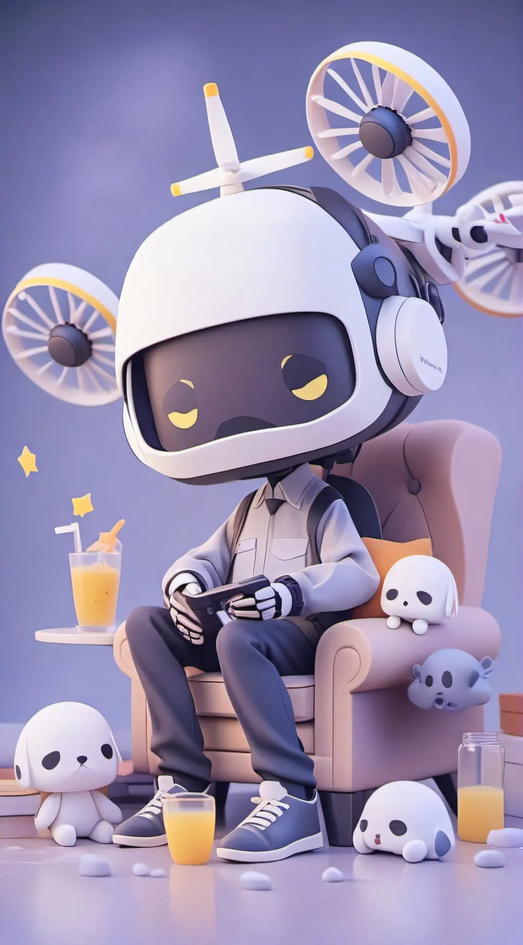 ai character: MD Sleepover. background