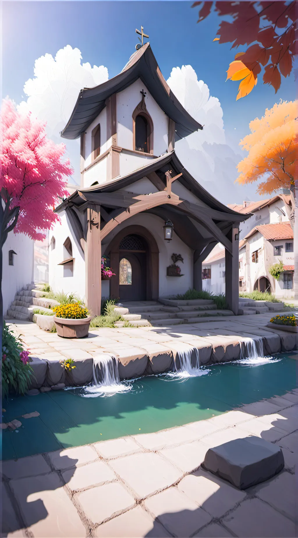 ai character: Mundo mágico  background