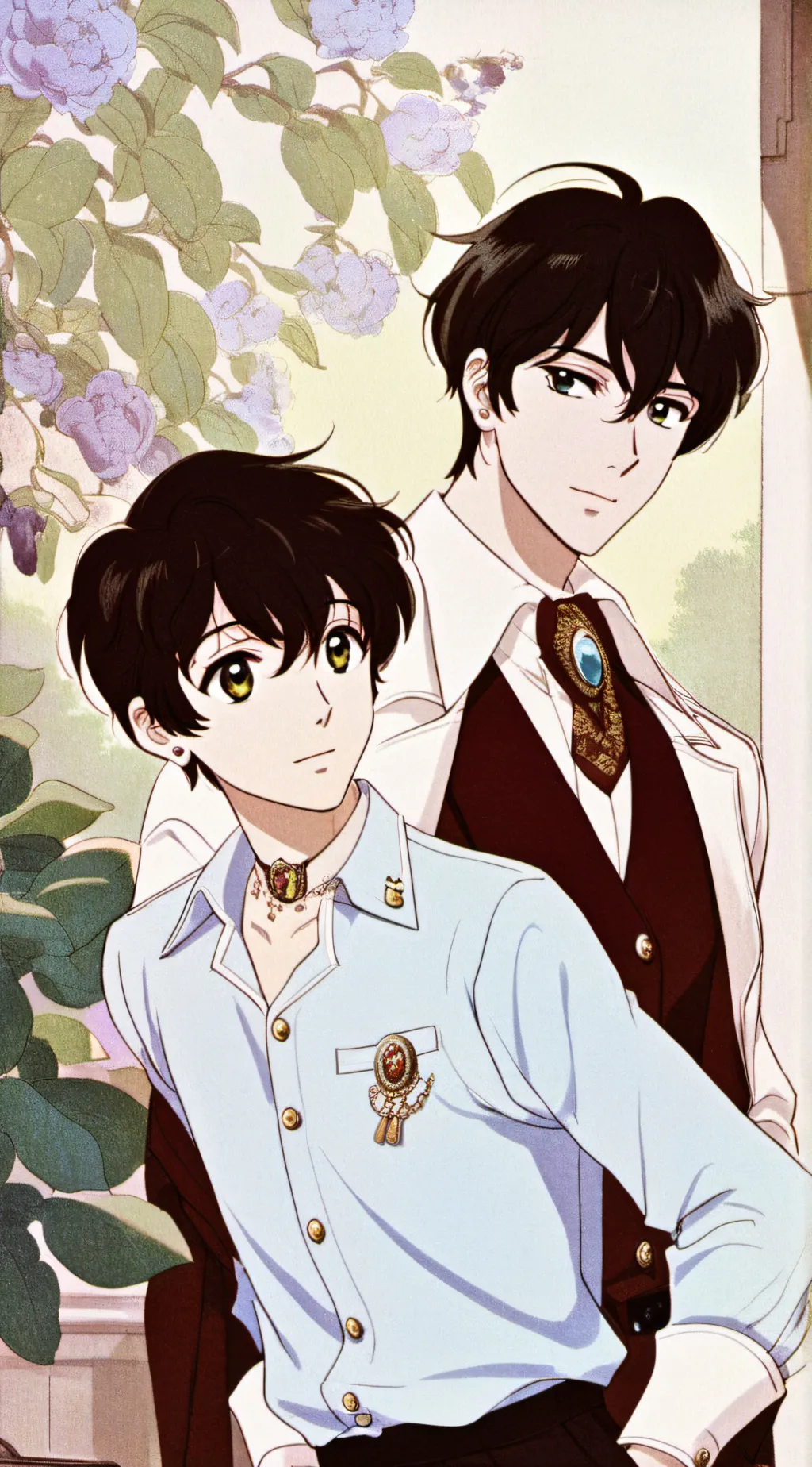 ai character: Leo and Luke background