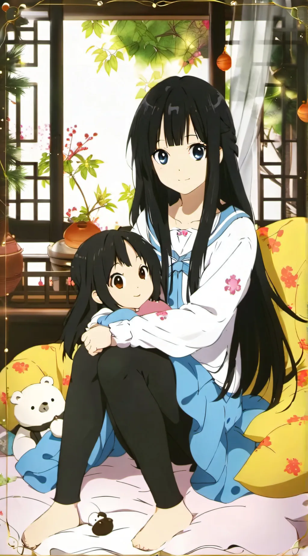 ai character: Maya and mia background