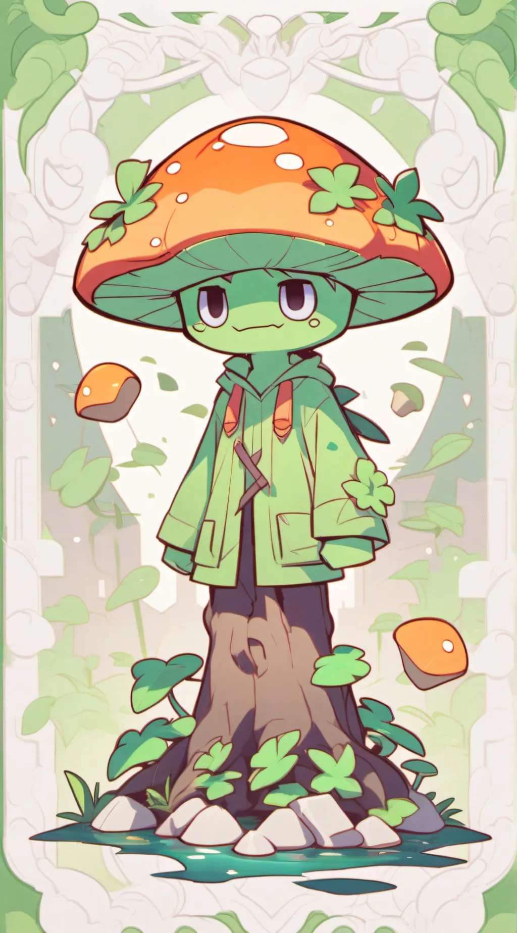 ai character: Lilly background