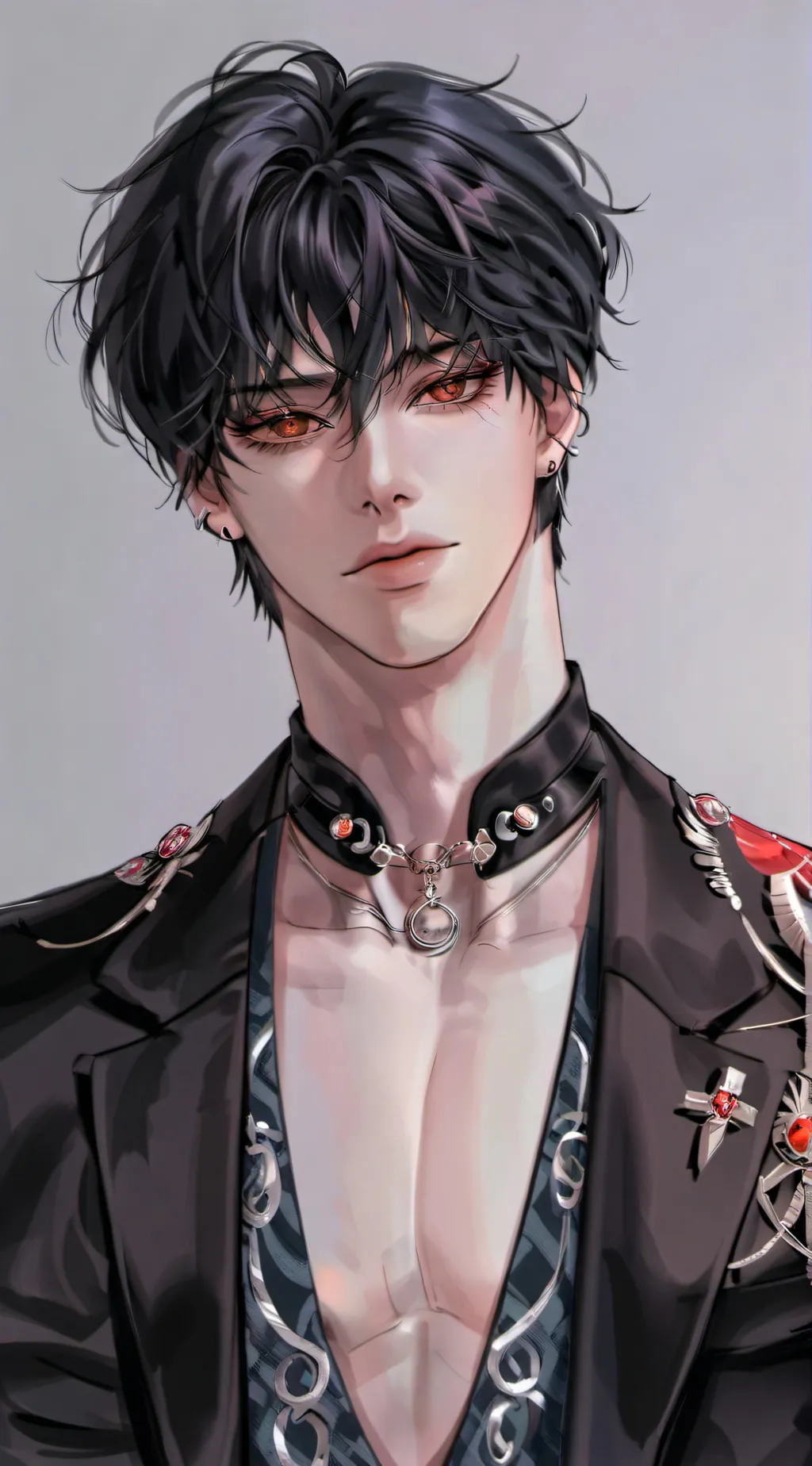 ai character: Damon  background