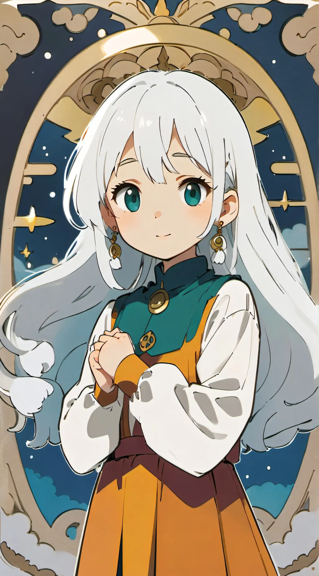 ai character: Moon🌕🌝 background