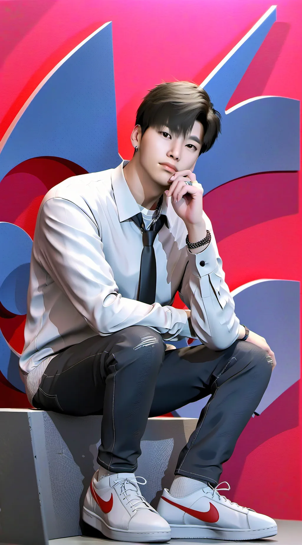 ai character: Choi san background