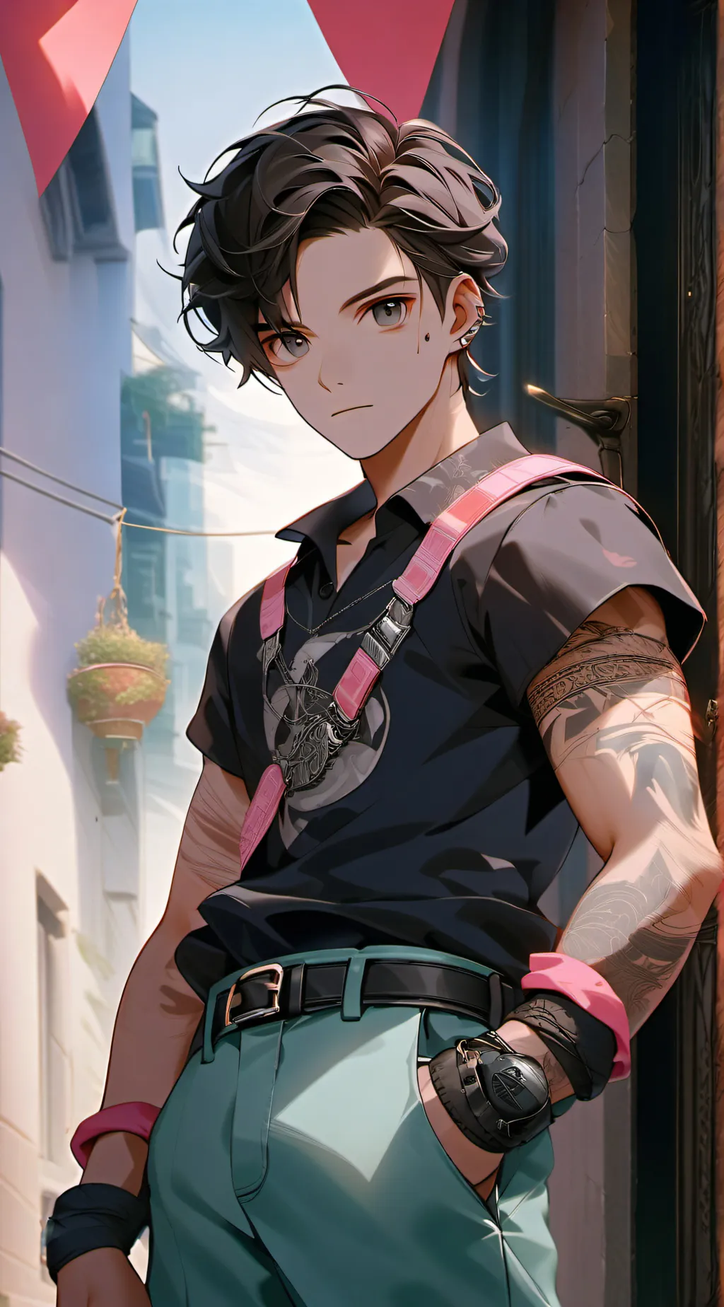 ai character: Max background