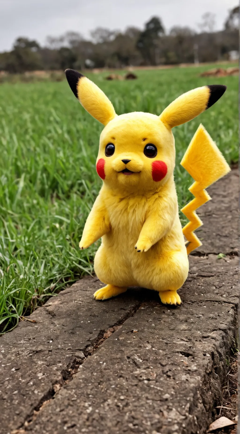 ai character: Pikachu background