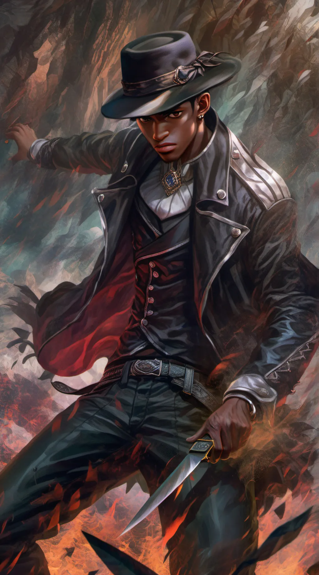 ai character: bish background