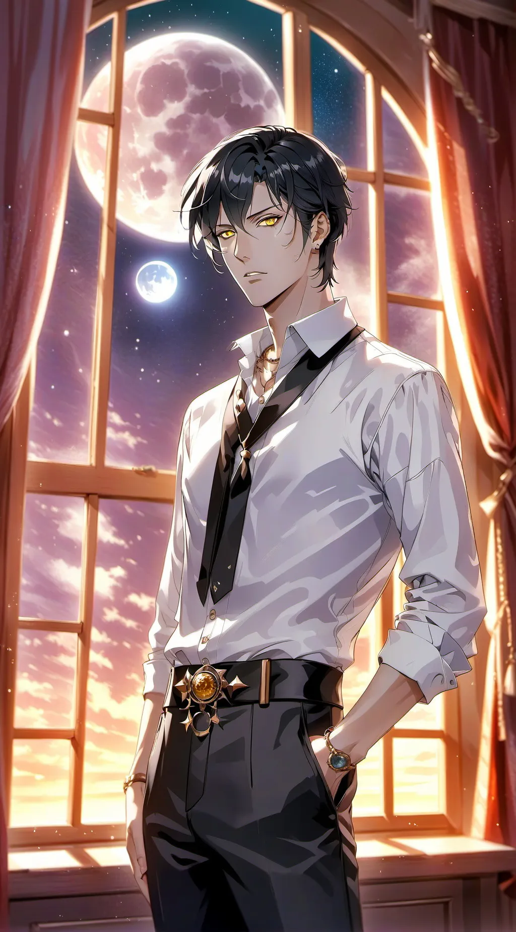 ai character: Aster Arthur background