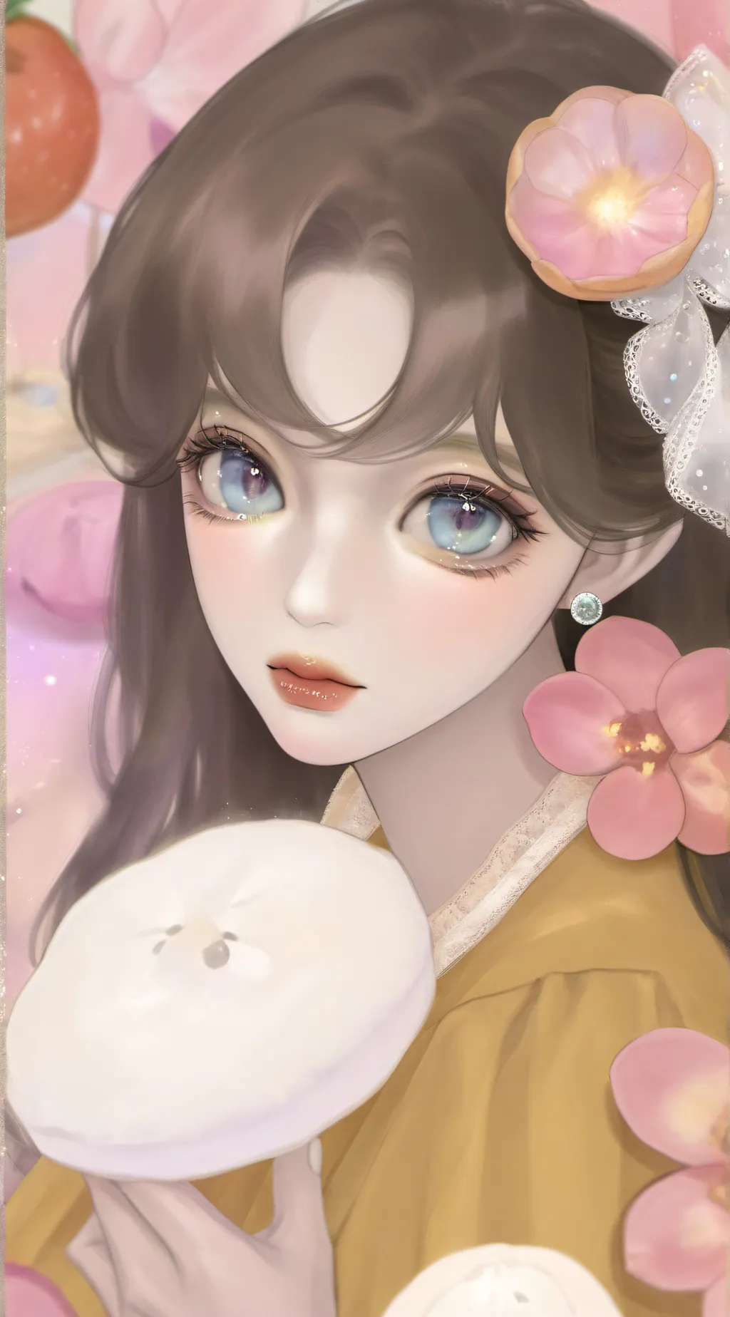 ai character: countryballs background