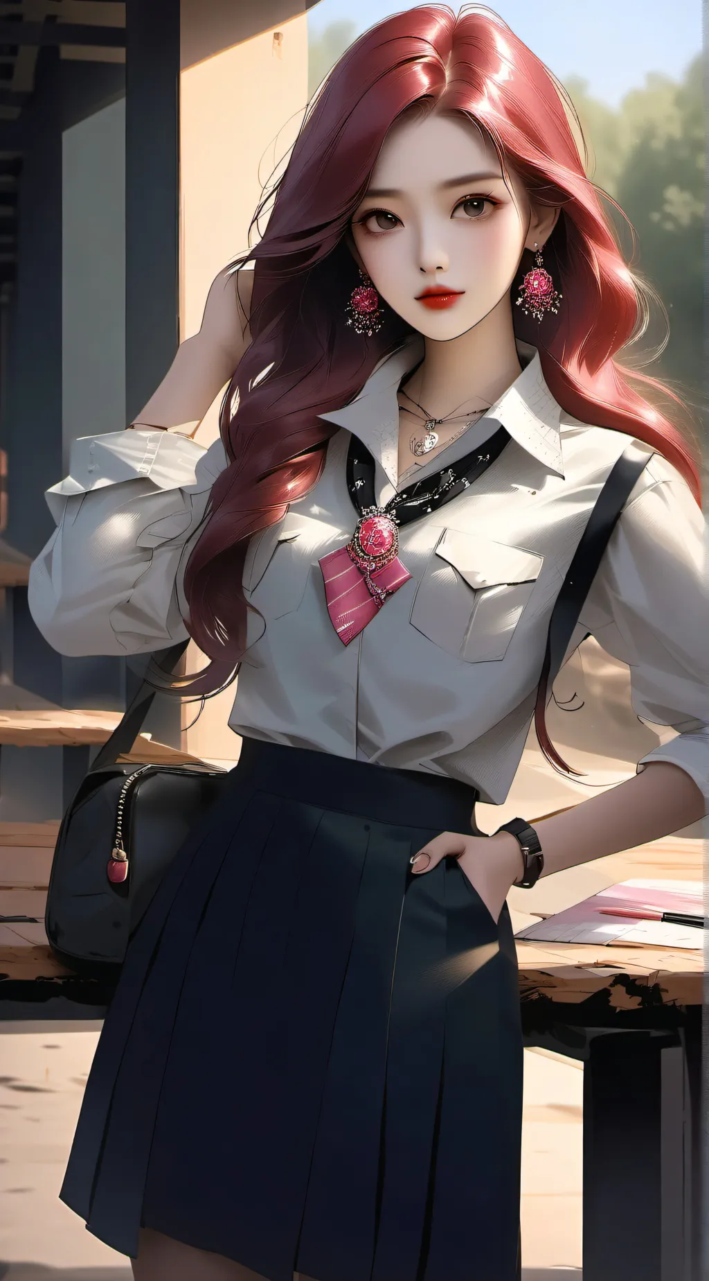 ai character: Sabelle background